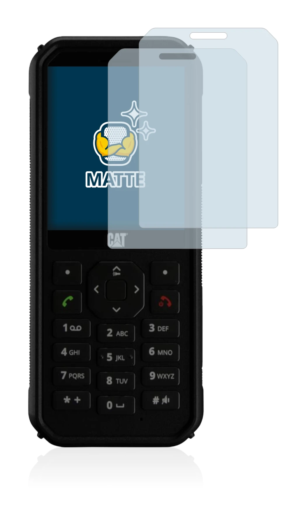 Image de l'appareil Caterpillar Cat B40 avec une grande variété de protections d'écran.