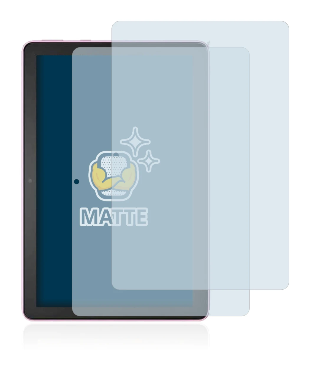 Image de l'appareil Amazon Fire HD 10 Plus 2021 (11ème Gen.) avec une grande variété de protections d'écran.