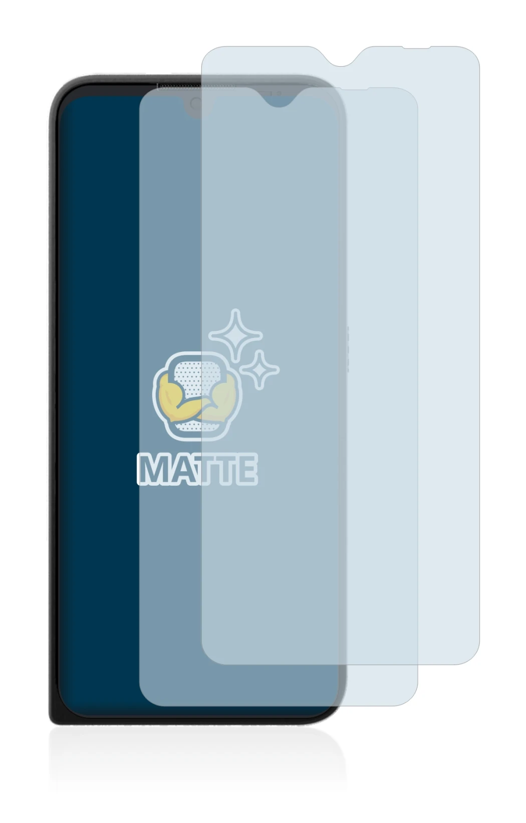 Image de l'appareil Motorola Defy 2021 avec une grande variété de protections d'écran.