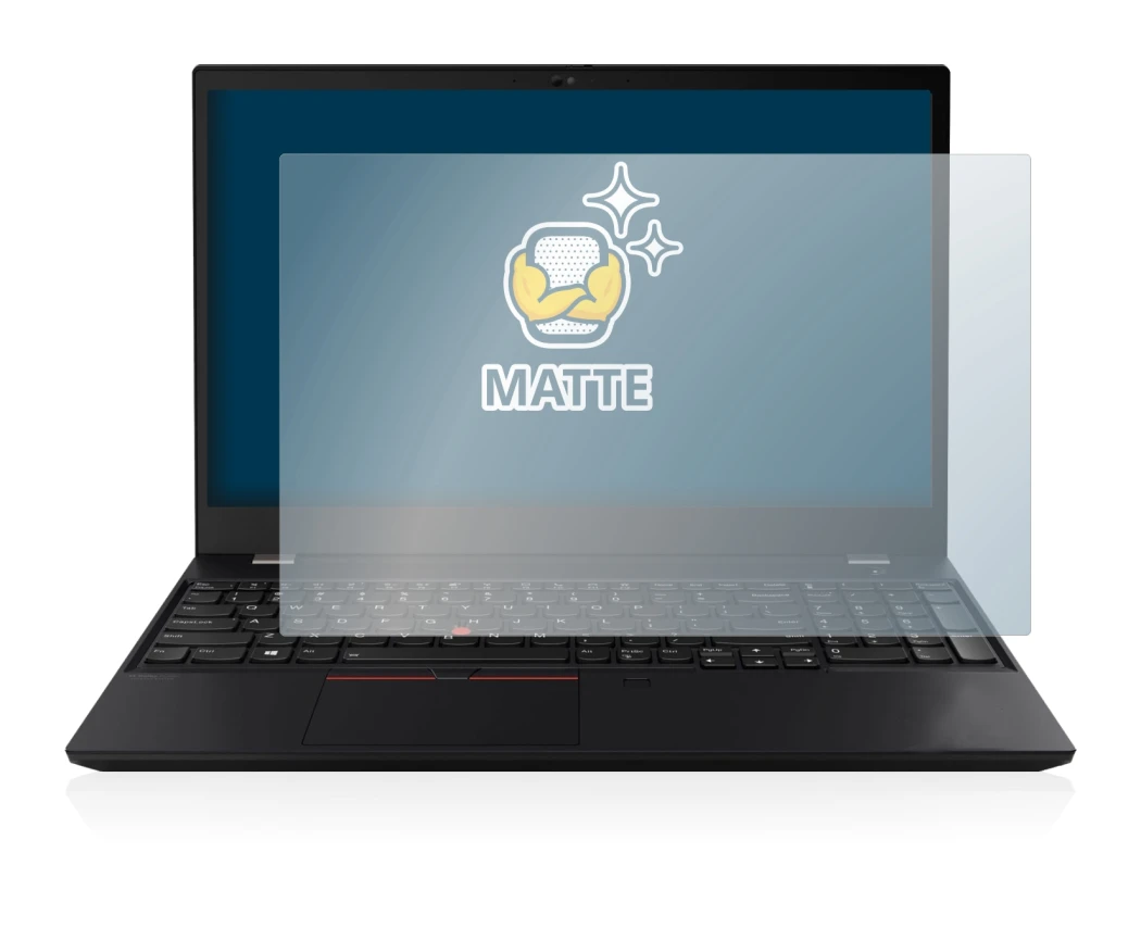 Image de l'appareil Lenovo ThinkPad T15 Gen 2 avec une grande variété de protections d'écran.