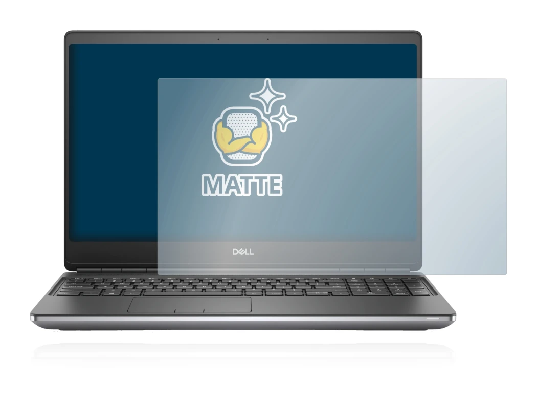 Image de l'appareil Dell Precision 7560 avec une grande variété de protections d'écran.