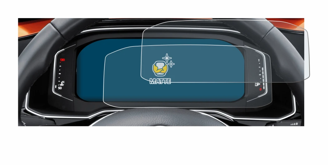 Image de l'appareil Volkswagen Polo 6 Digital Cockpit Pro avec une grande variété de protections d'écran.