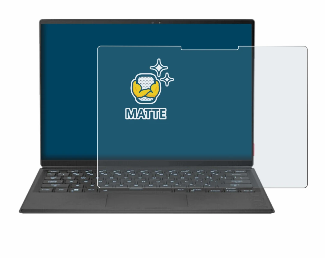 Image de l'appareil ASUS Rog Flow Z13 2022 avec une grande variété de protections d'écran.