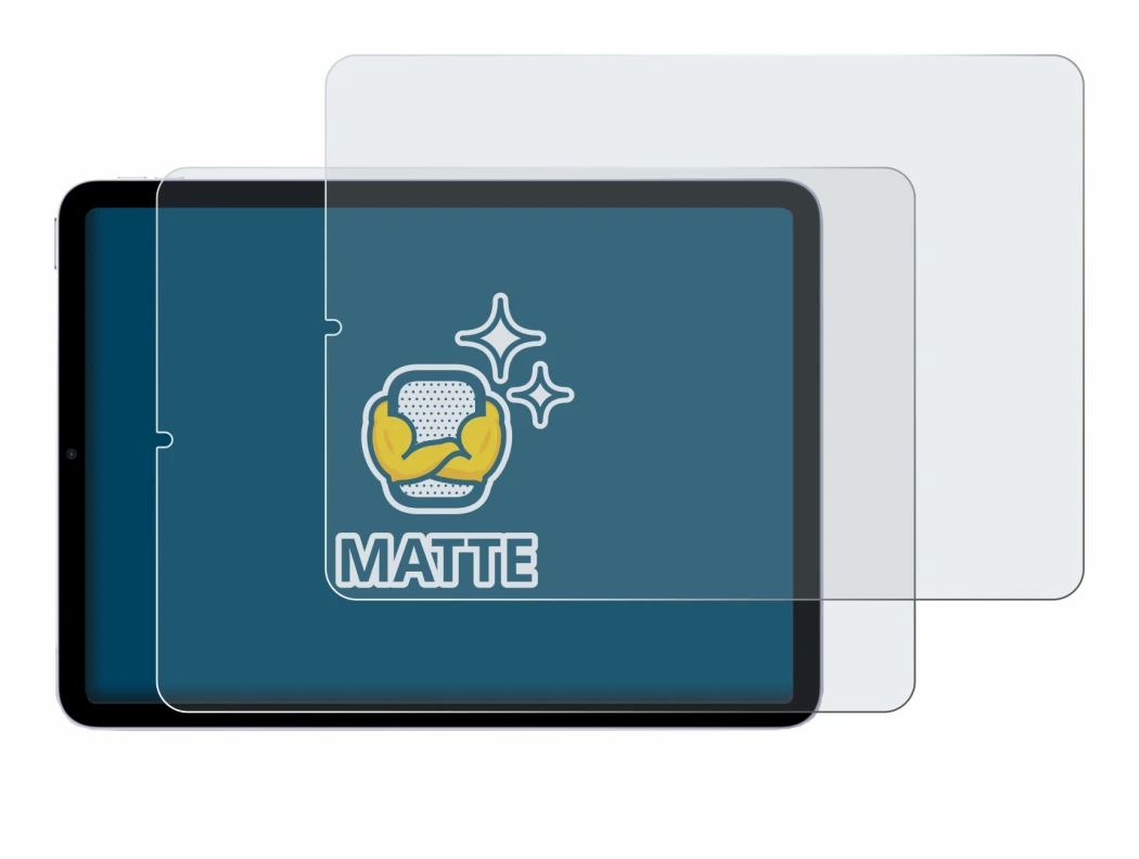 Image de l'appareil Apple iPad Air 5 WiFi 2022 (5ème Gen.) avec une grande variété de protections d'écran.