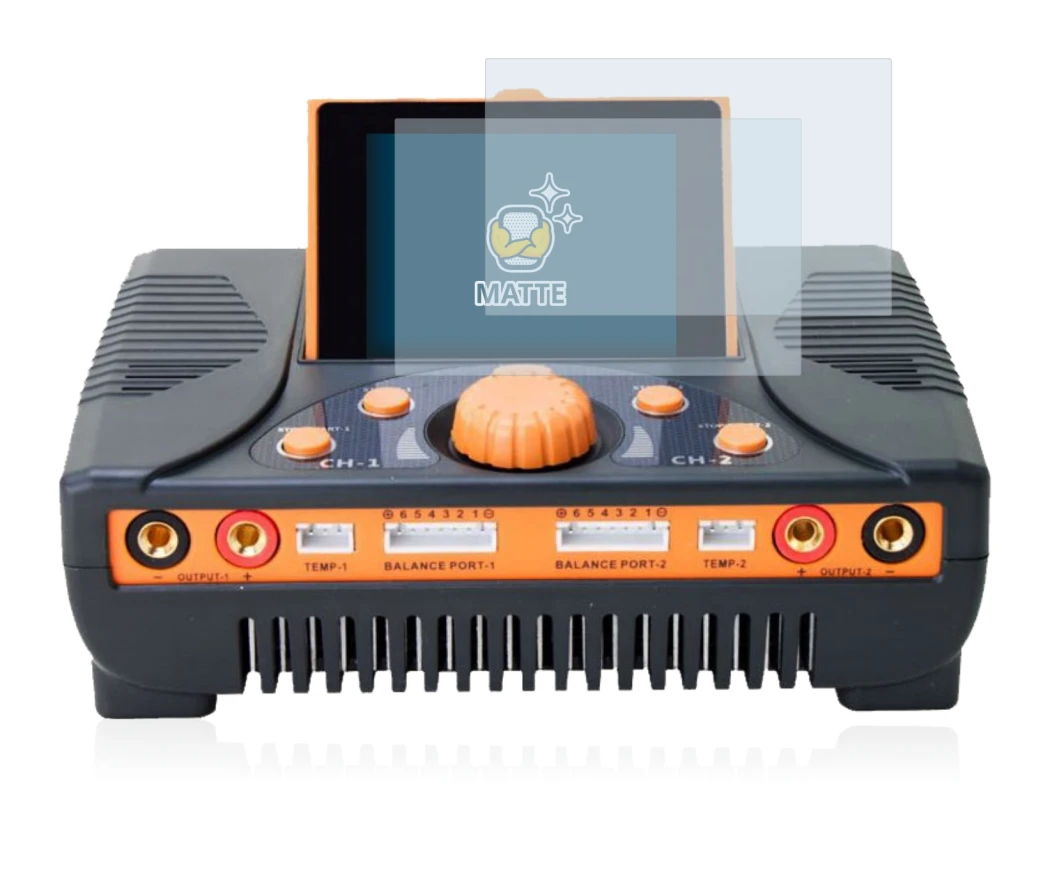 Image de l'appareil Junsi iCharger 406 Duo avec une grande variété de protections d'écran.