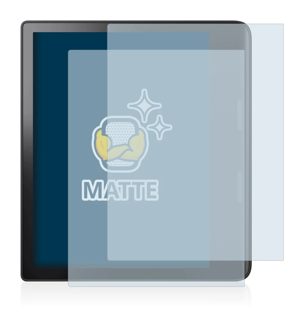 Image de l'appareil Tolino Epos 3 avec une grande variété de protections d'écran.