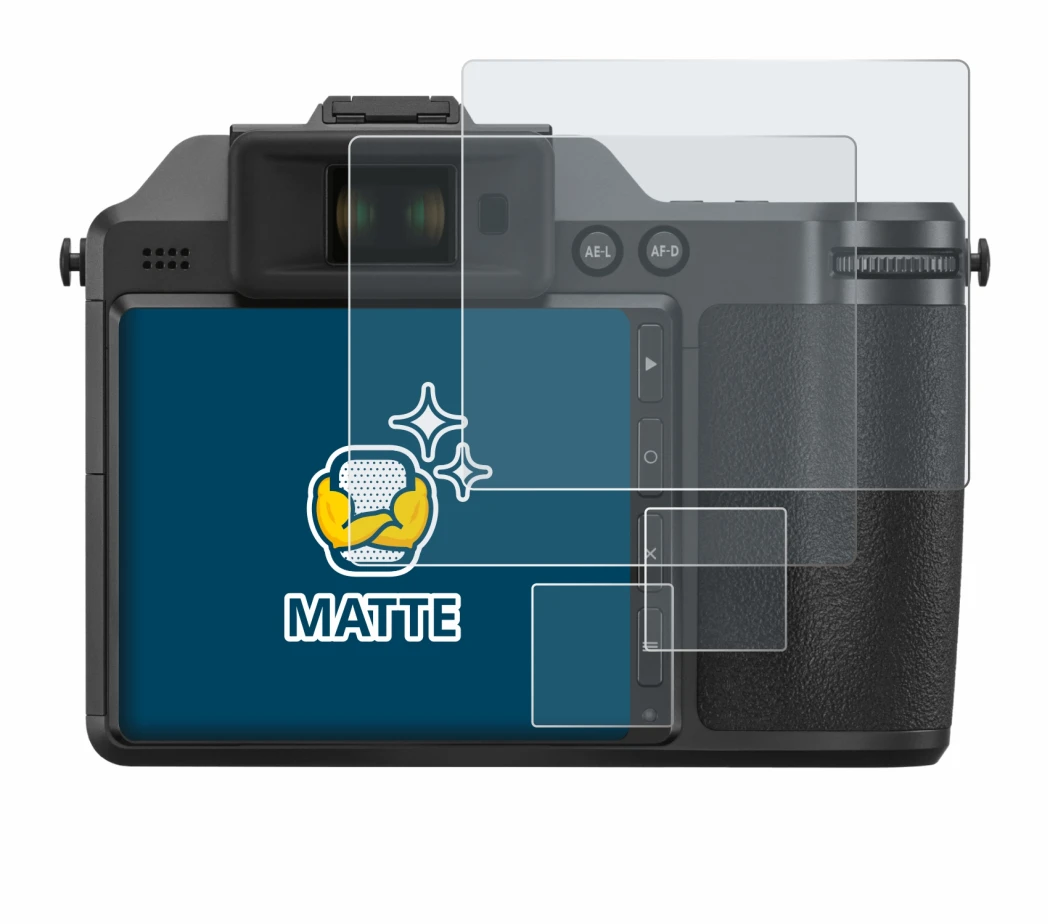 Image de l'appareil Hasselblad X2D 100C avec une grande variété de protections d'écran.