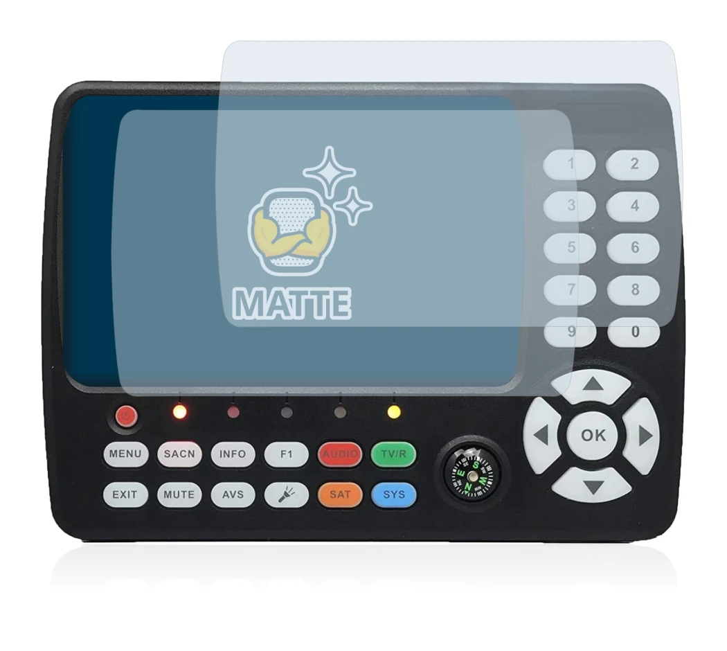 Image de l'appareil Satlink ST-5150 DVB-S/S2/T/T2/C avec une grande variété de protections d'écran.