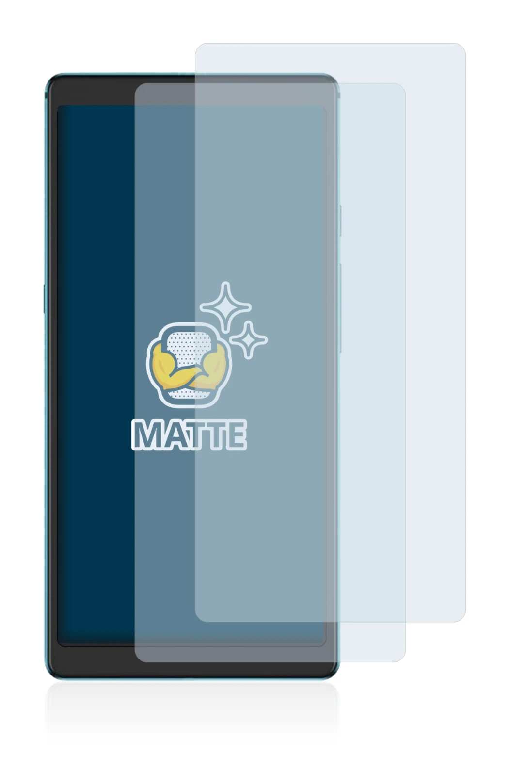 Image de l'appareil Hisense Touch Lite avec une grande variété de protections d'écran.