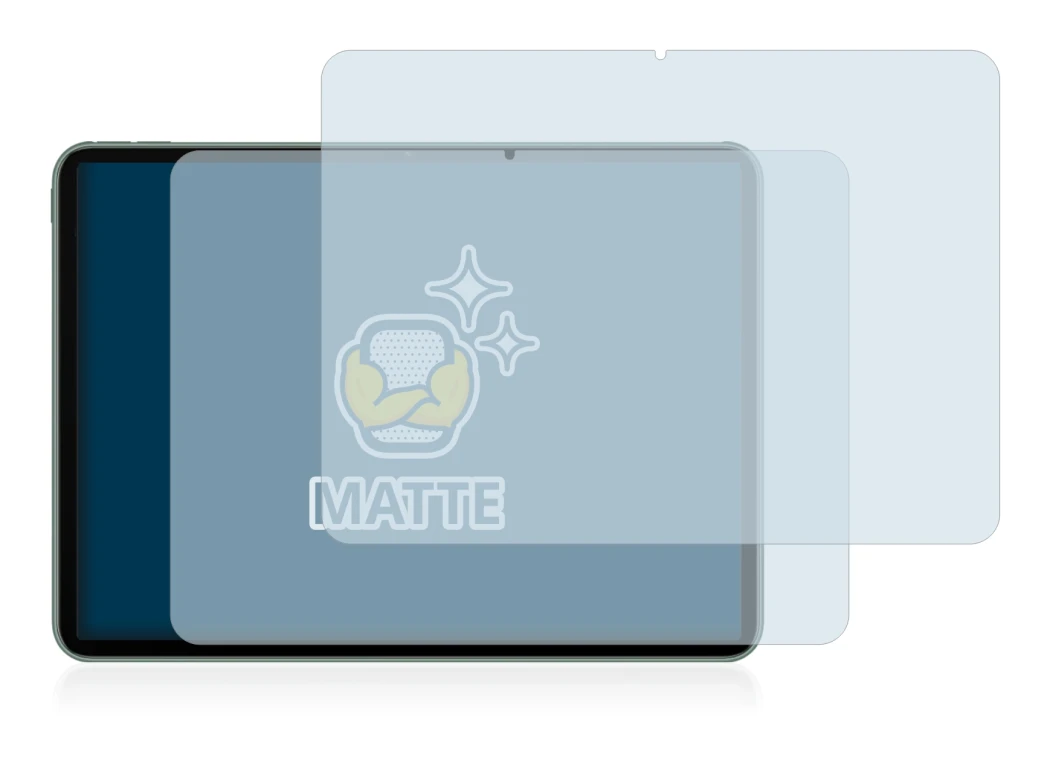 Image de l'appareil OnePlus Pad avec une grande variété de protections d'écran.