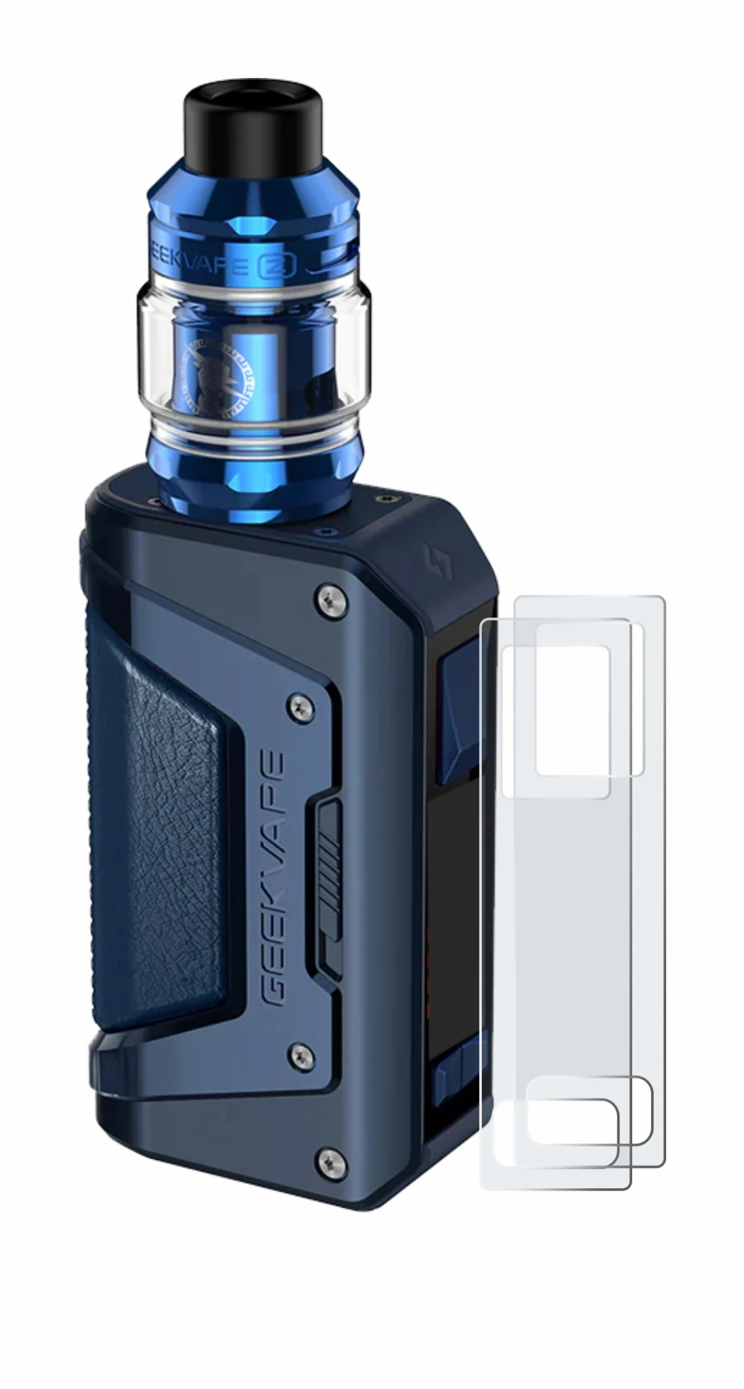 Image de l'appareil GeekVape Aegis Legend 2 L200 avec une grande variété de protections d'écran.