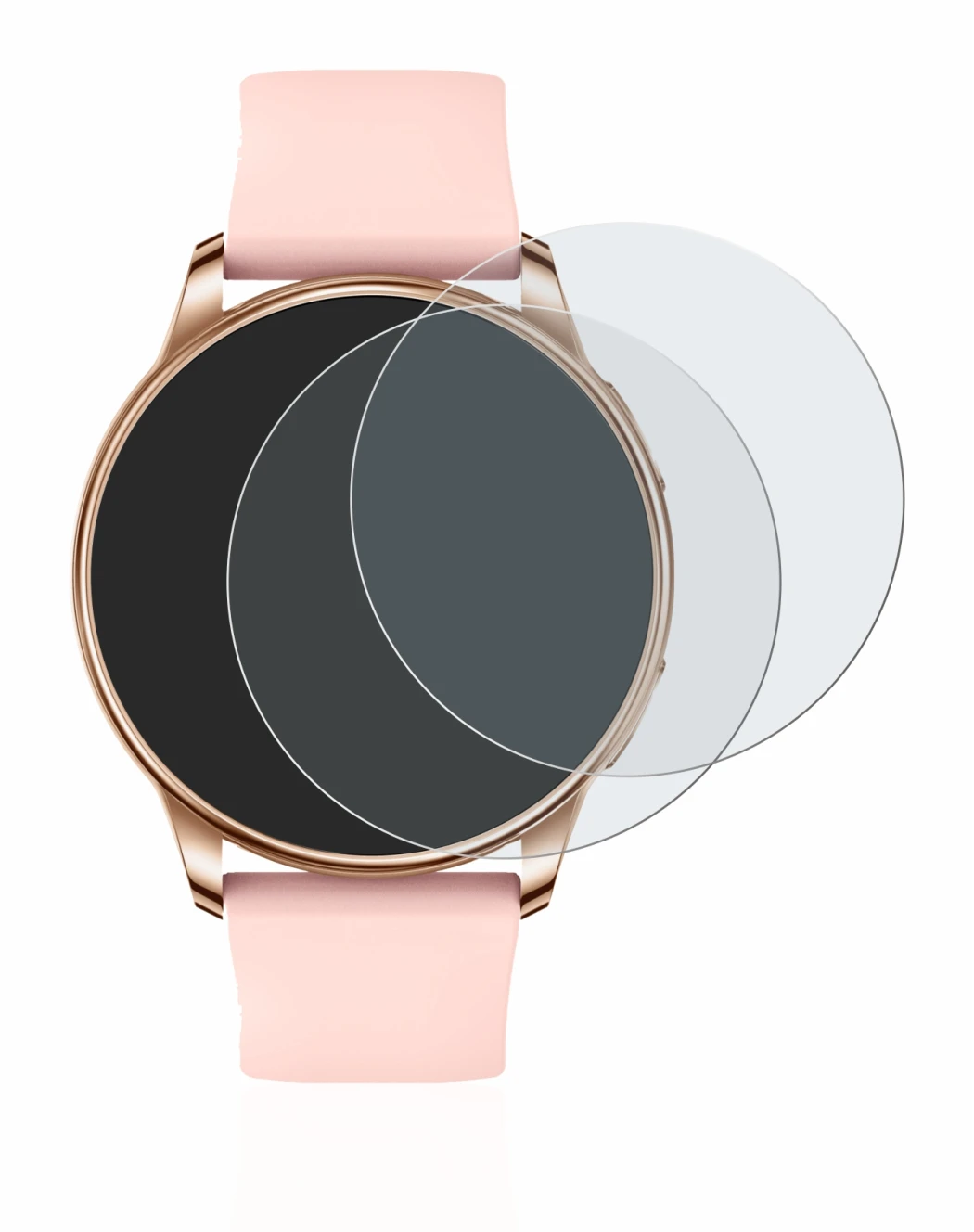 Image de l'appareil Levowatch F2 avec une grande variété de protections d'écran.