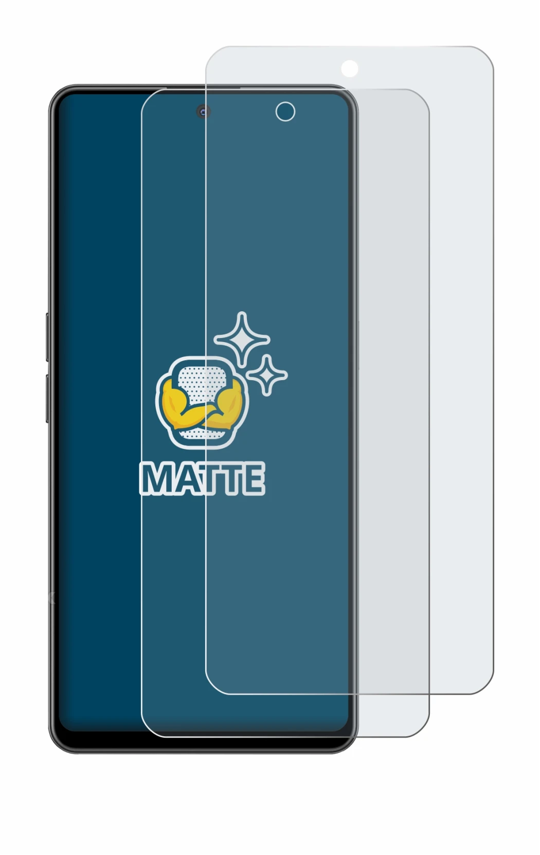 Image de l'appareil OnePlus Nord CE 3 Lite 5G avec une grande variété de protections d'écran.