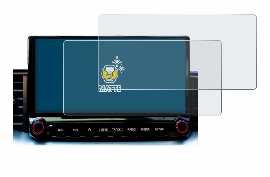 Image de l'appareil Kia Xceed 2023 Infotainment System avec une grande variété de protections d'écran.