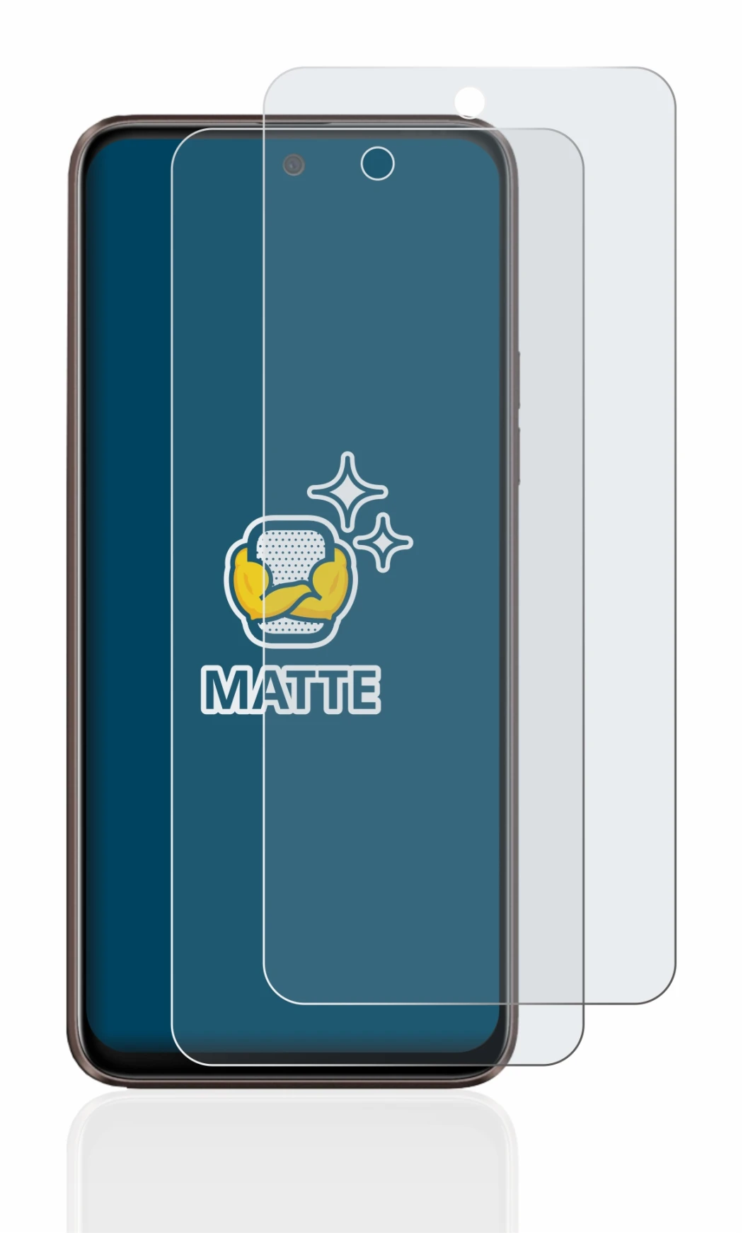 Image de l'appareil HTC U23 Pro avec une grande variété de protections d'écran.