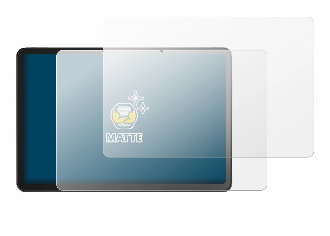Image de l'appareil Amazon Fire Max 11 avec une grande variété de protections d'écran.