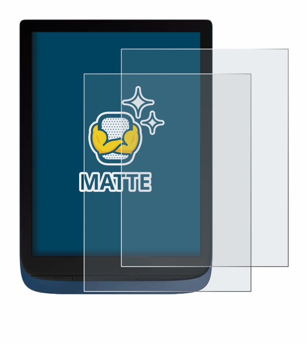 Image de l'appareil Vivlio InkPad 3 avec une grande variété de protections d'écran.