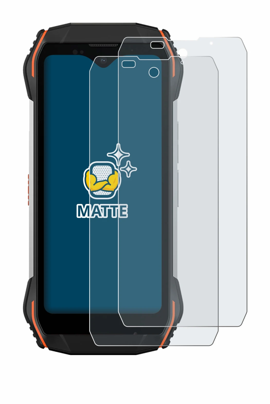 Image de l'appareil Blackview N6000 avec une grande variété de protections d'écran.