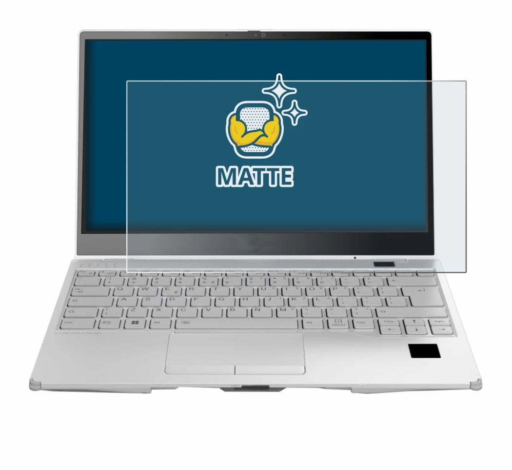 Image de l'appareil Fujitsu Lifebook U9313X avec une grande variété de protections d'écran.
