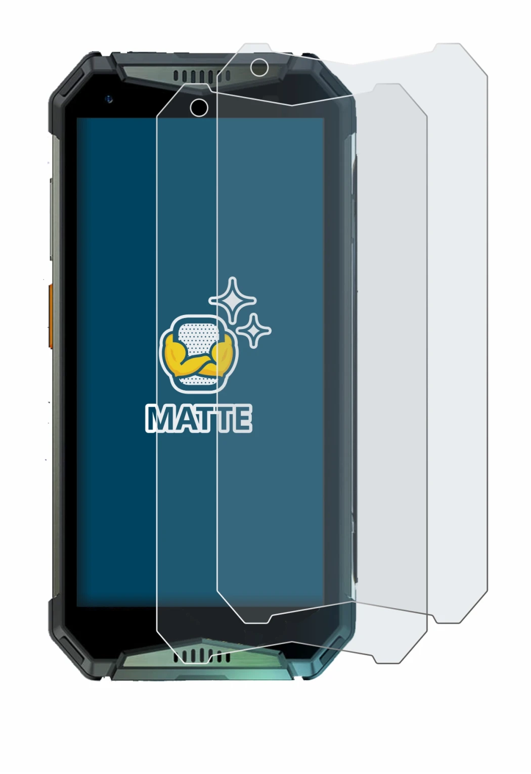 Image de l'appareil Ulefone Armor 20WT avec une grande variété de protections d'écran.