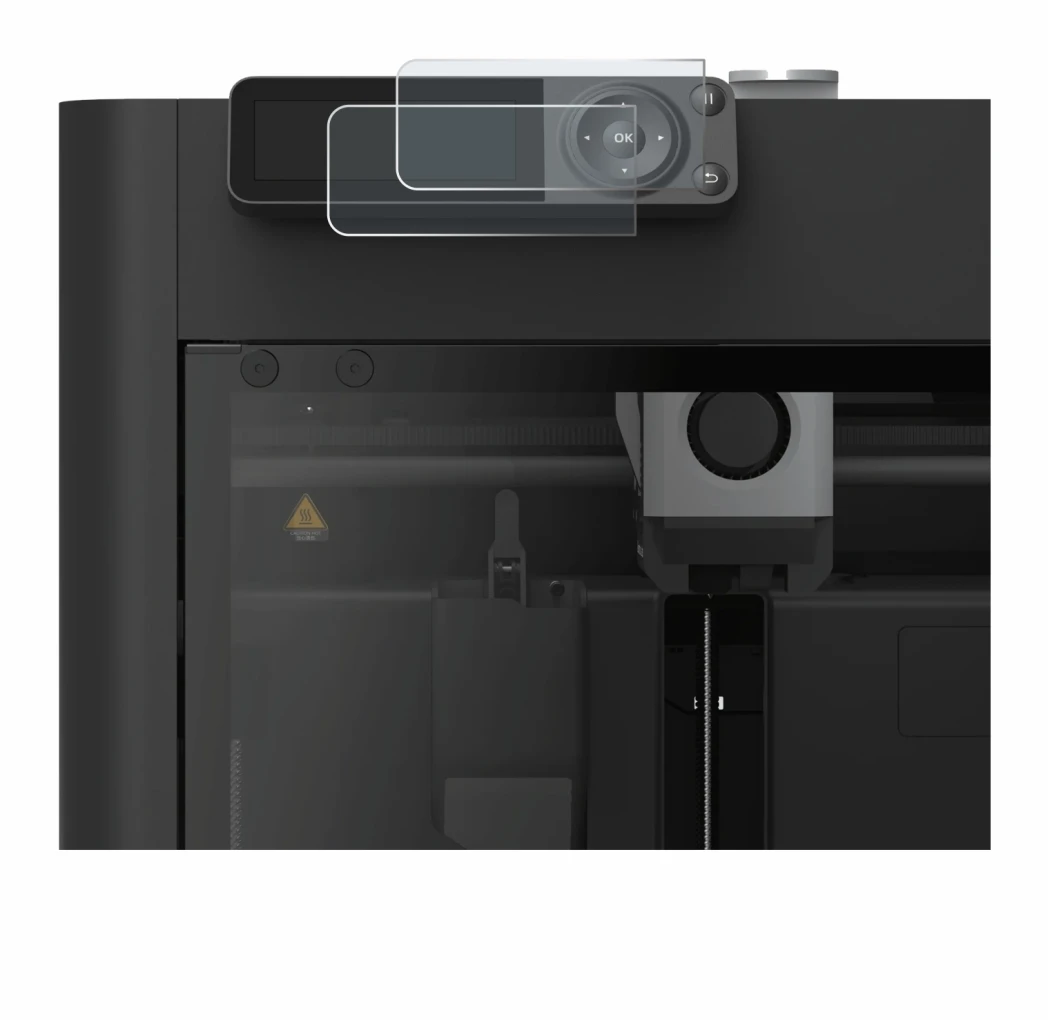 Image de l'appareil Bambu Lab P1S 3D Printer avec une grande variété de protections d'écran.