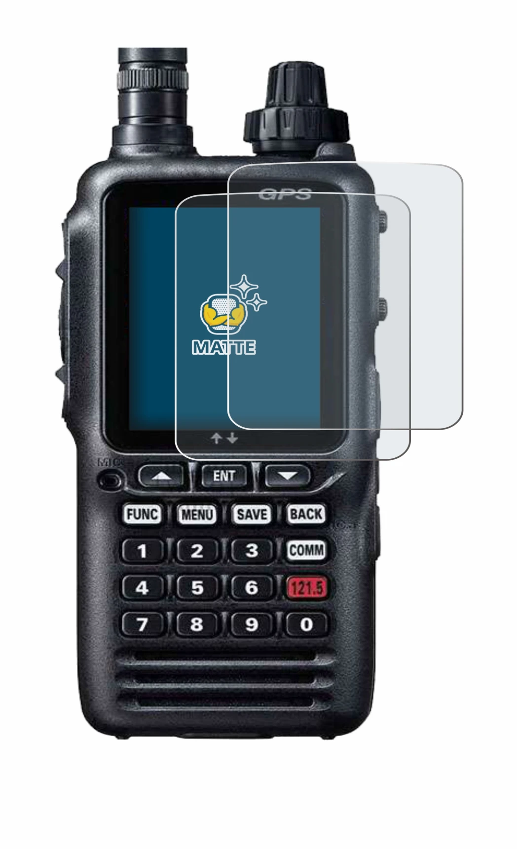 Image de l'appareil Yaesu FTA-850L avec une grande variété de protections d'écran.