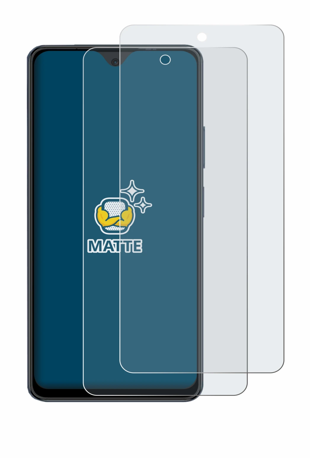 Image de l'appareil Blackview Oscal Tiger 12 avec une grande variété de protections d'écran.