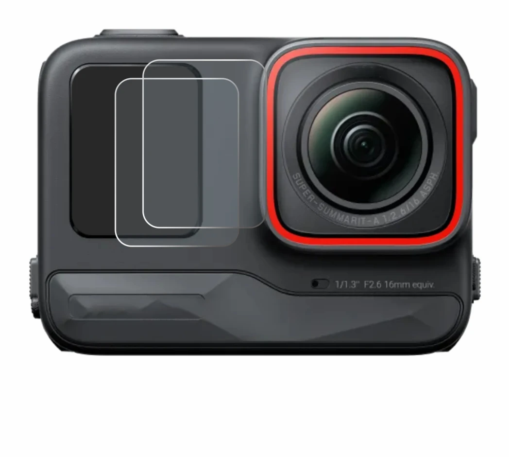 Image de l'appareil Insta360 Ace Pro (Affichage avant) avec une grande variété de protections d'écran.