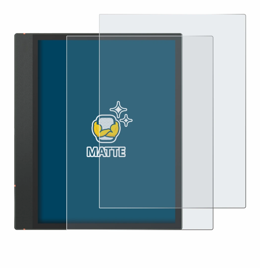 Image de l'appareil Boox Note Air 3 avec une grande variété de protections d'écran.