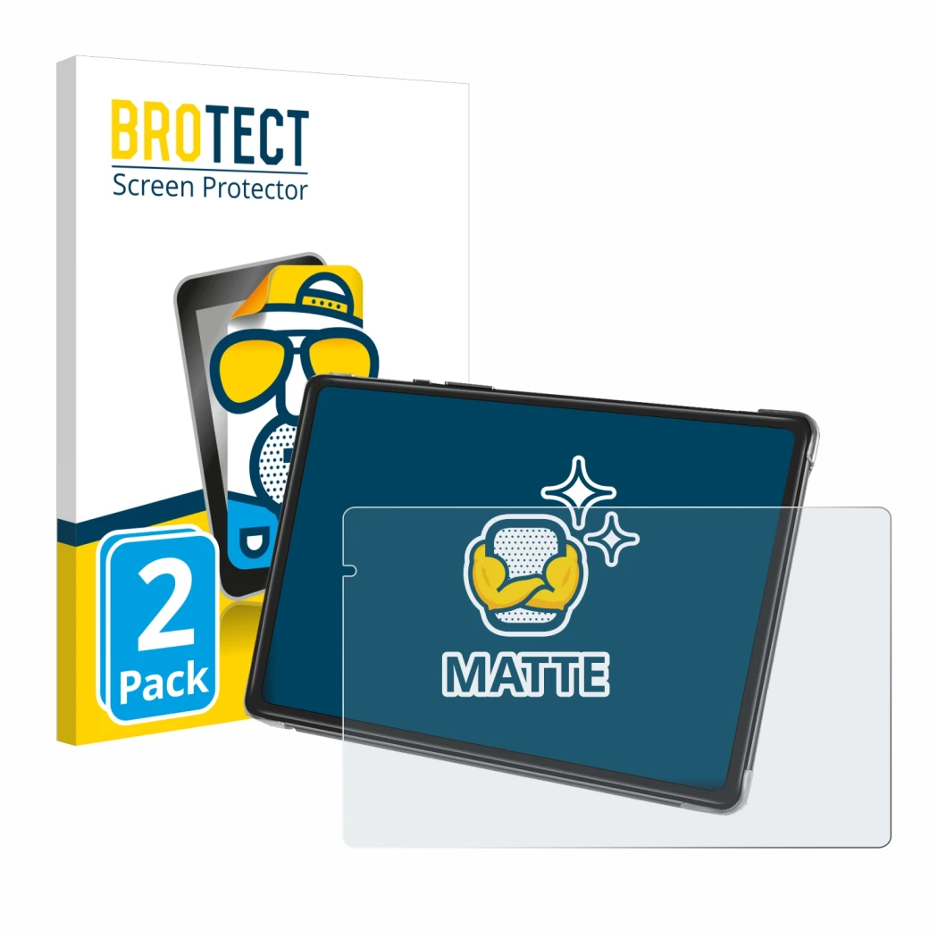 Face avant d’un emballage produit avec le logo de la marque BROTECT. À côté, l’appareil Yestel T13 est représenté avec la prot