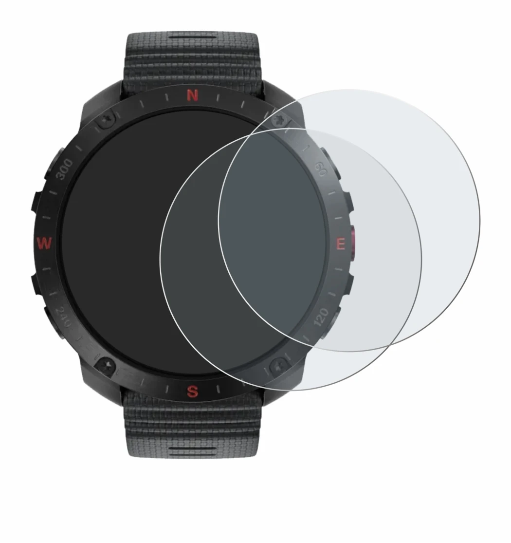 Image de l'appareil Polar Grit X2 Pro avec une grande variété de protections d'écran.