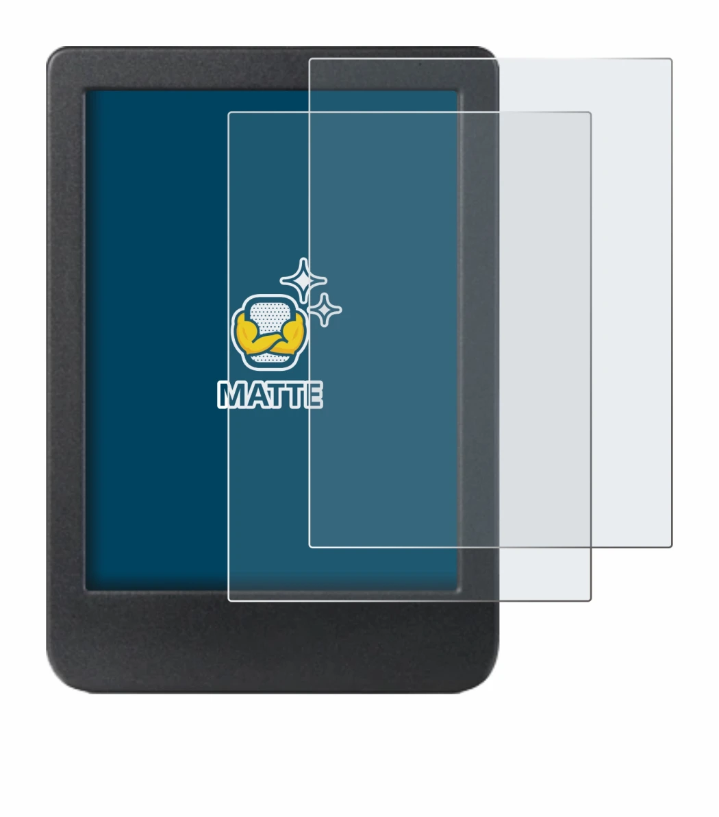 Image de l'appareil Kobo Clara BW avec une grande variété de protections d'écran.