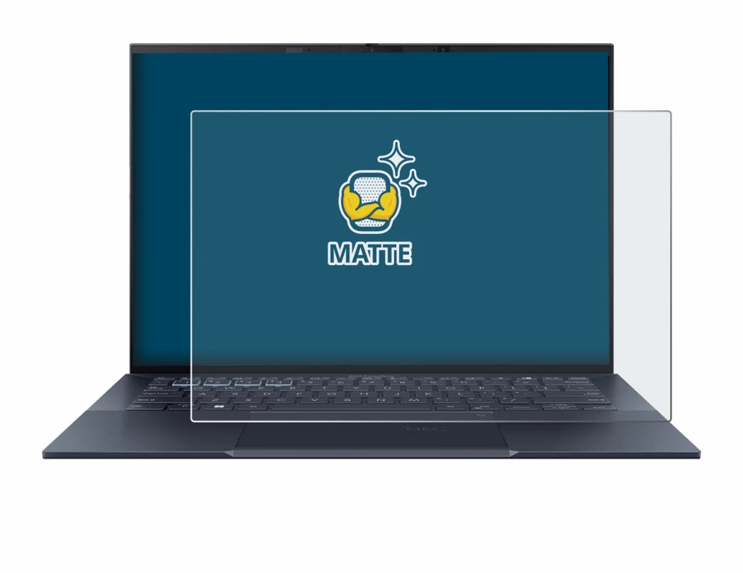 Image de l'appareil ASUS ExpertBook B9 B9403 avec une grande variété de protections d'écran.