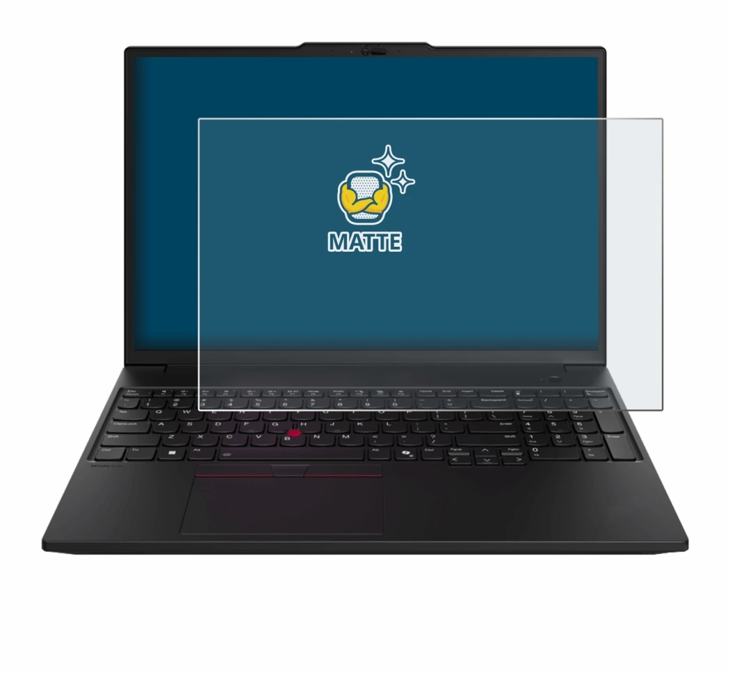 Image de l'appareil Lenovo ThinkPad P16s Gen 3 avec une grande variété de protections d'écran.