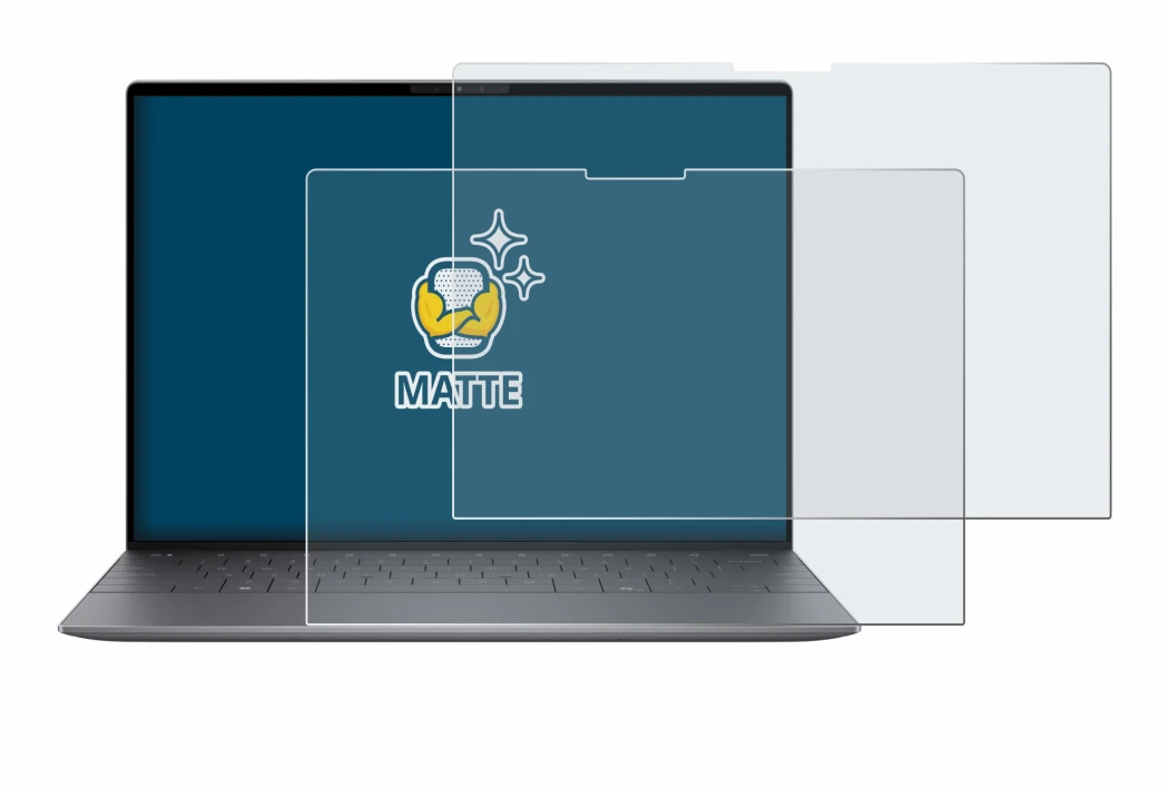 Image de l'appareil Dell XPS 13 9345 avec une grande variété de protections d'écran.