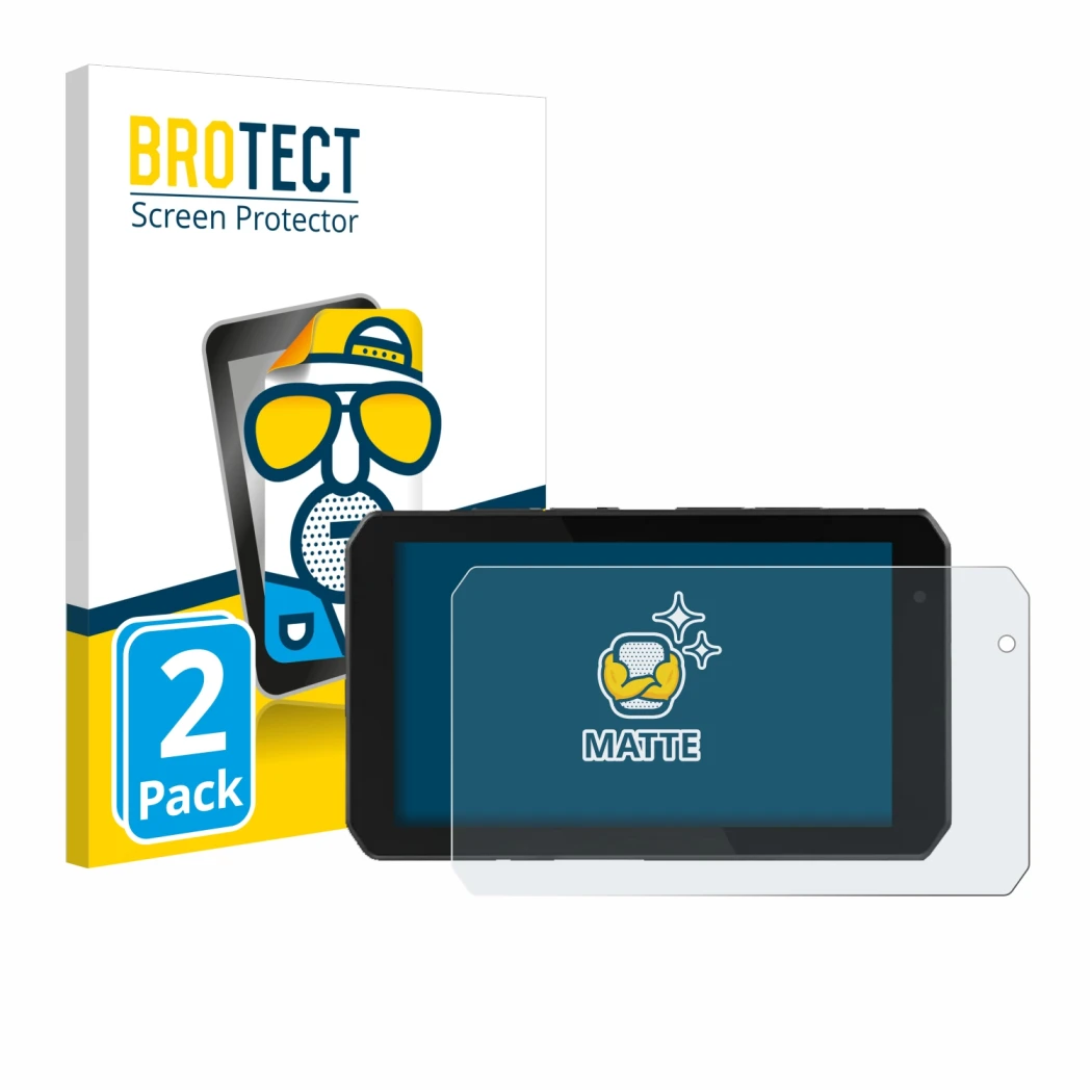 Face avant d’un emballage produit avec le logo de la marque BROTECT. À côté, l’appareil Chigee AIO-5 Play est représenté avec