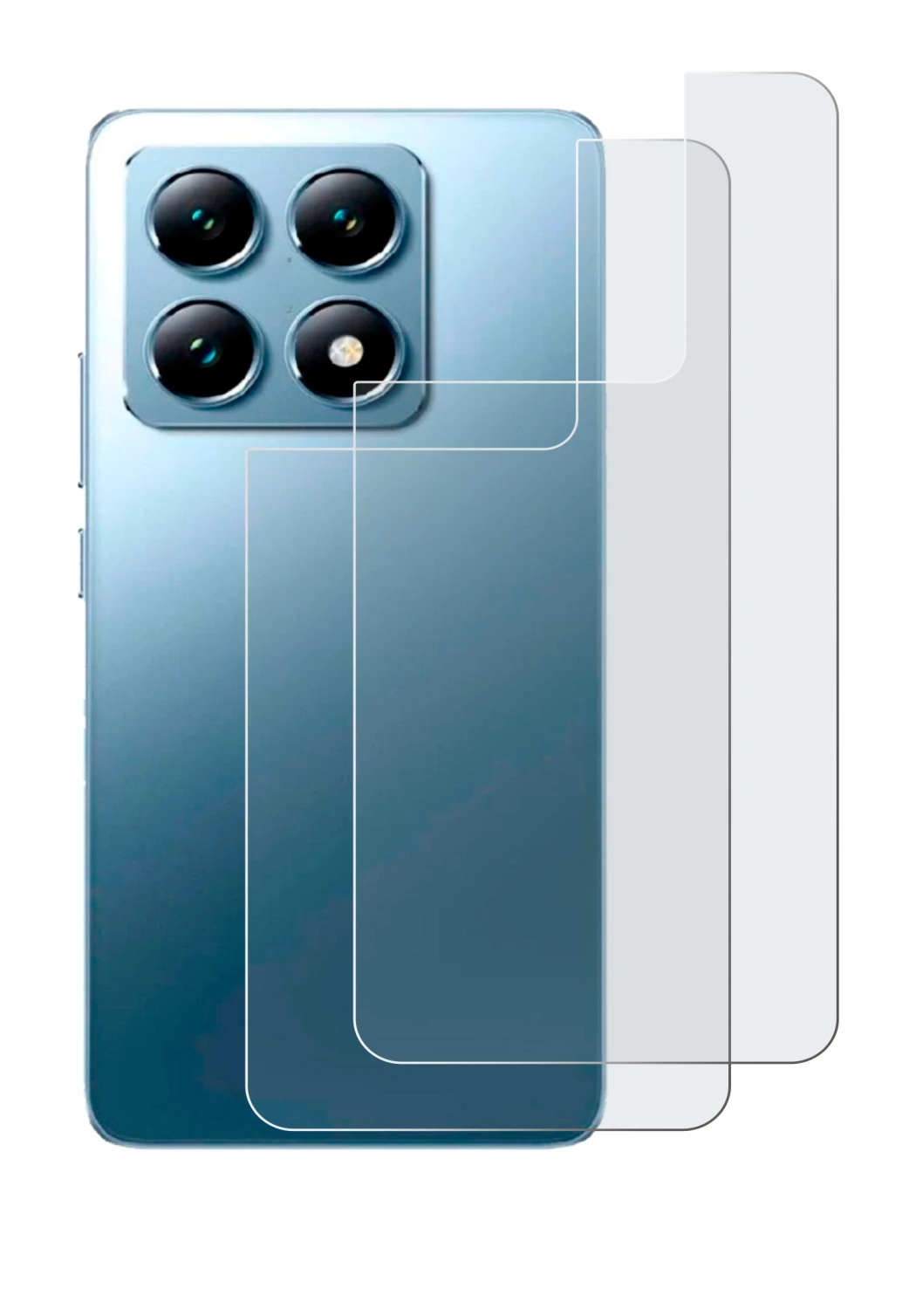 Image de l'appareil Xiaomi 14T Pro (Arrière) avec une grande variété de protections d'écran.