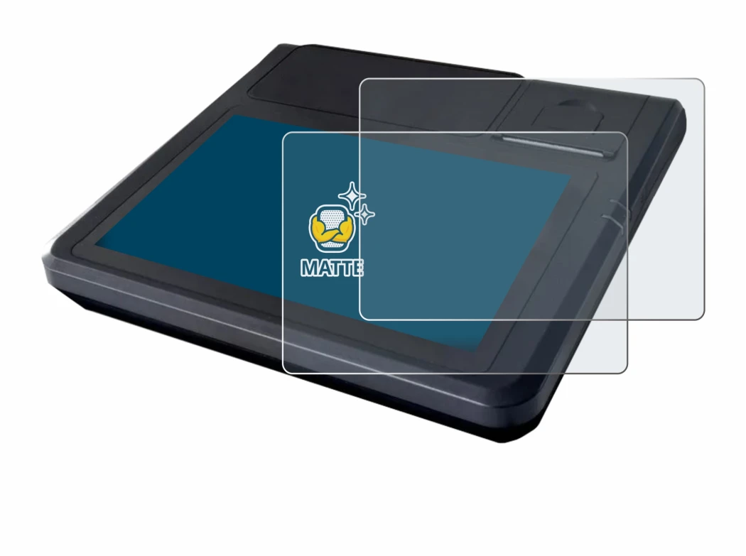 Image de l'appareil Techfive ECR 100 avec une grande variété de protections d'écran.