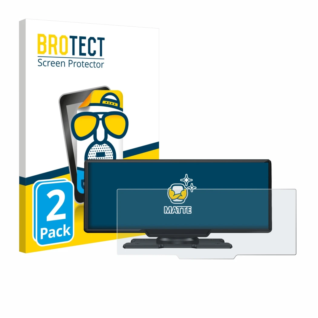 Face avant d’un emballage produit avec le logo de la marque BROTECT. À côté, l’appareil Lamto 9.26