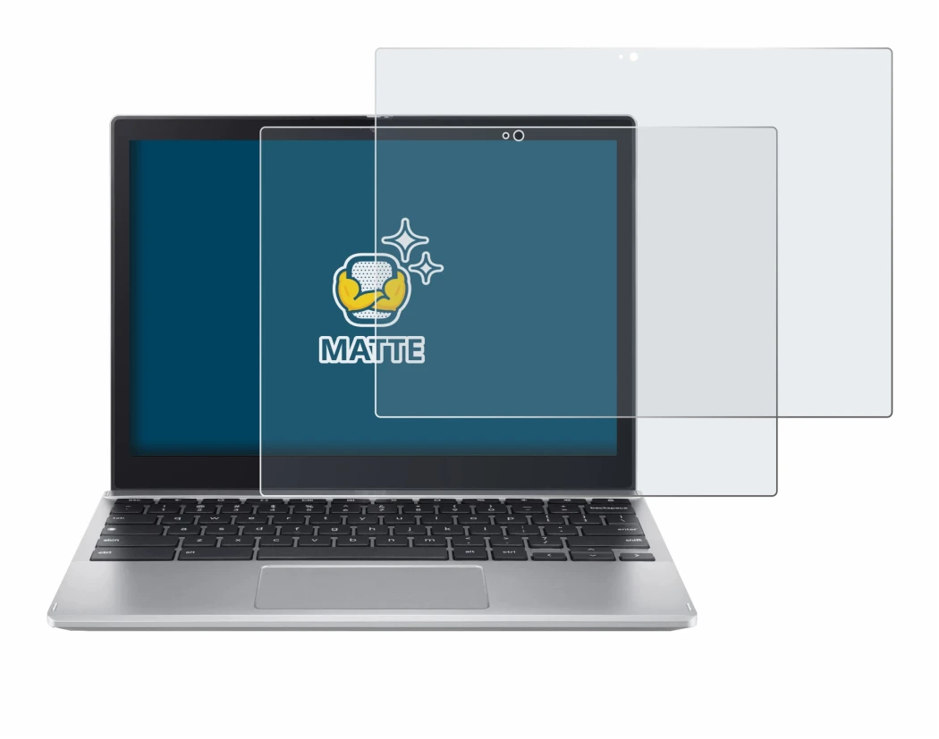 Image de l'appareil Acer Chromebook Spin 312 avec une grande variété de protections d'écran.