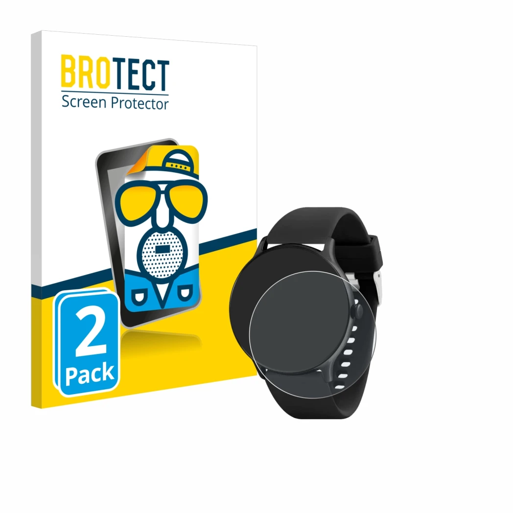 Face avant d’un emballage produit avec le logo de la marque BROTECT. À côté, l’appareil Reflex Active Series 22 est représenté