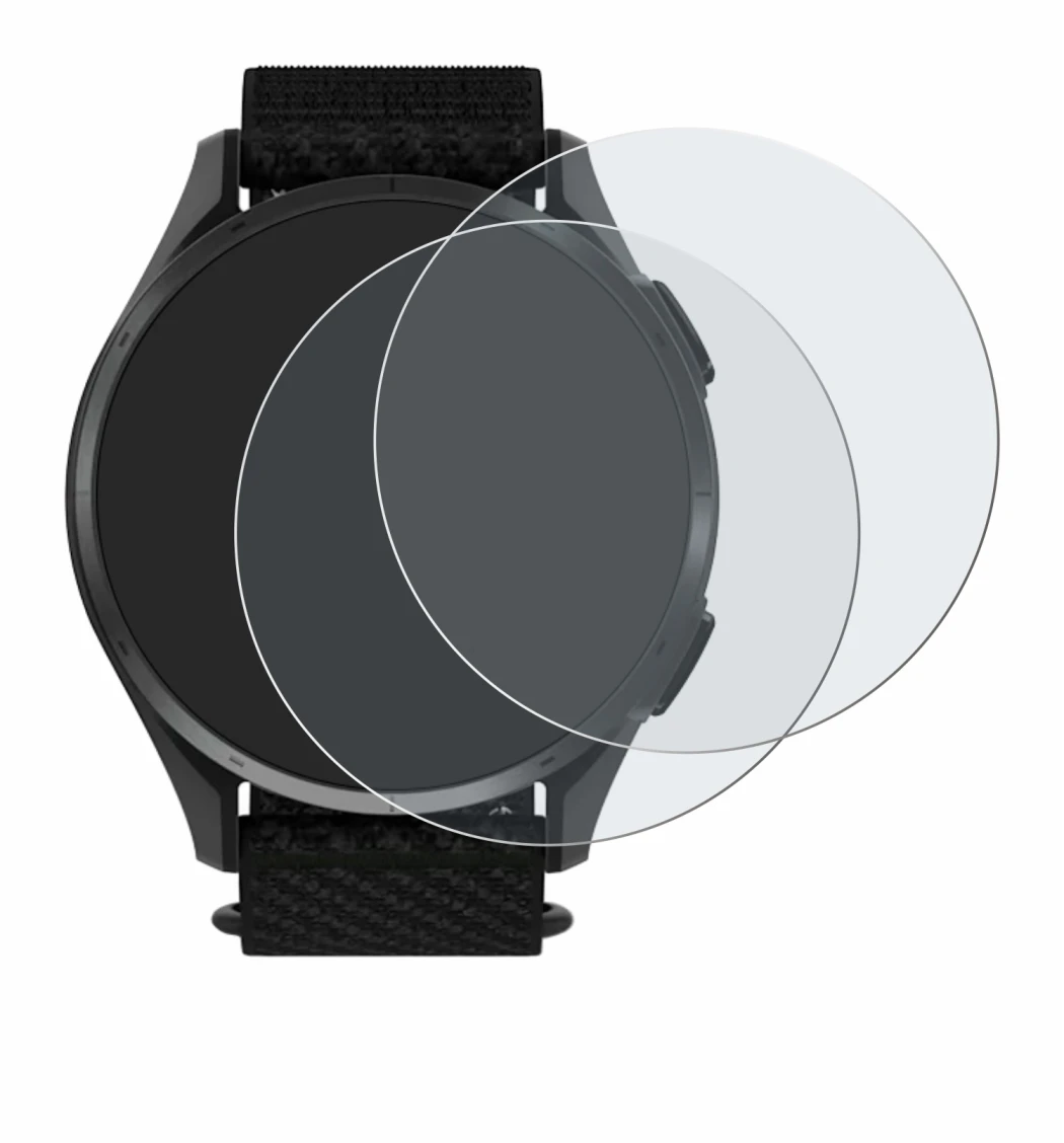 Image de l'appareil Garmin Approach S50 avec une grande variété de protections d'écran.