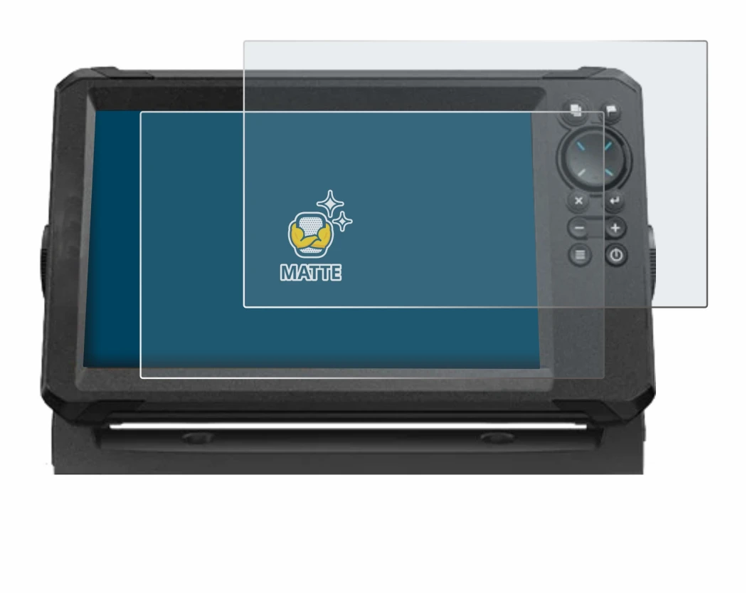 Image de l'appareil Lowrance Eagle 9 avec une grande variété de protections d'écran.