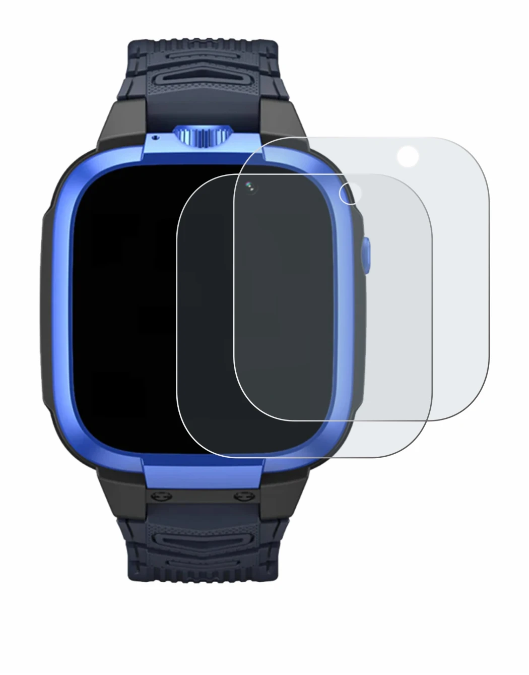 Image de l'appareil Xiaomi Mibro Kids Z3 avec une grande variété de protections d'écran.