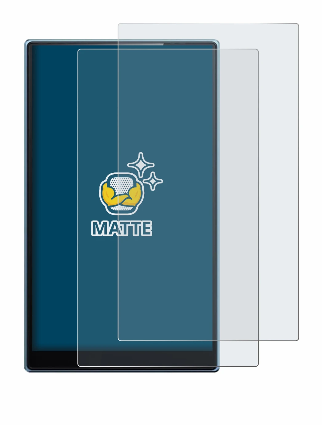 Image de l'appareil FiiO JM21 avec une grande variété de protections d'écran.