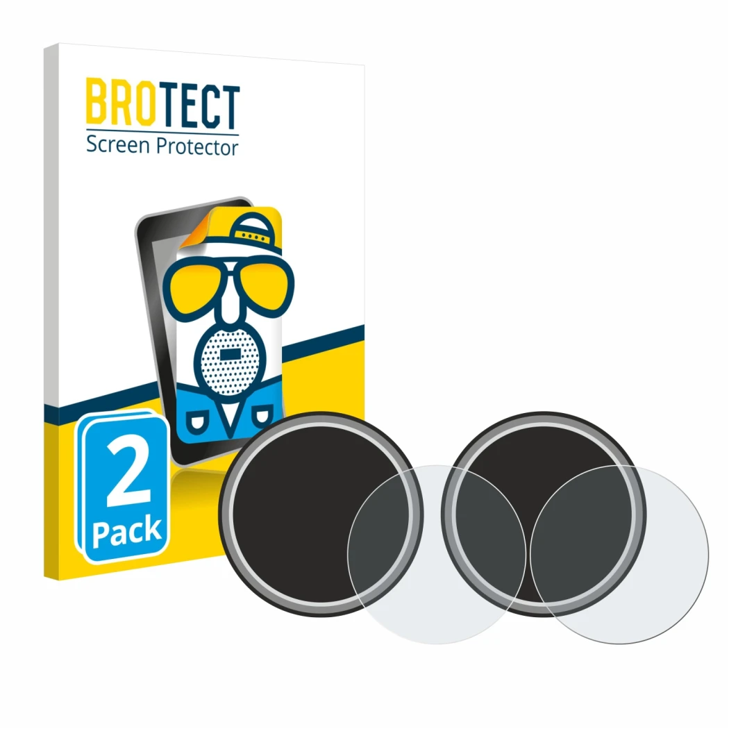 Face avant d’un emballage produit avec le logo de la marque BROTECT. À côté, l’appareil Numark NS4FX (Jog) est représenté avec