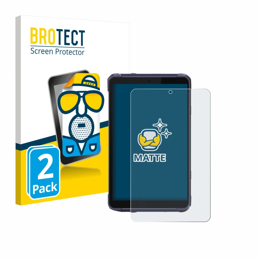 Face avant d’un emballage produit avec le logo de la marque BROTECT. À côté, l’appareil CHCNAV LT800 est représenté avec la pr