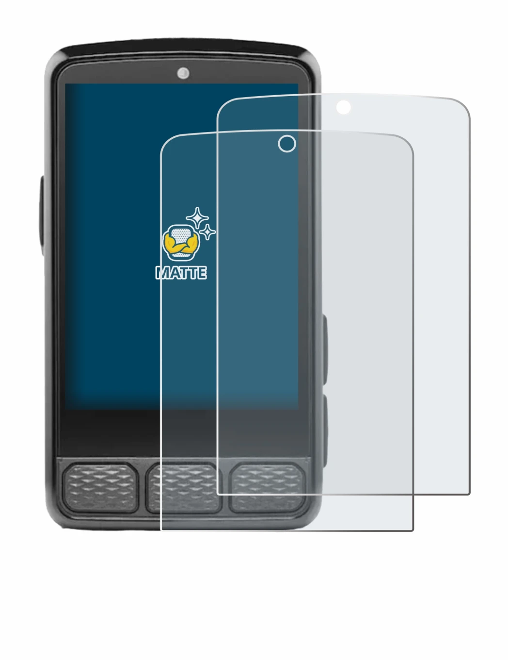 Image de l'appareil Wahoo Elemnt Roam V3 avec une grande variété de protections d'écran.