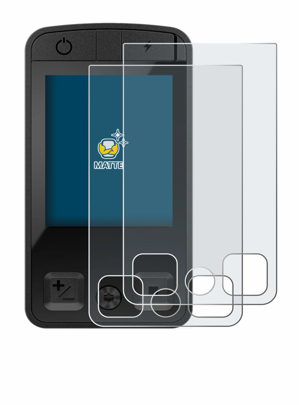 Image de l'appareil Bosch Kiox 400C avec une grande variété de protections d'écran.