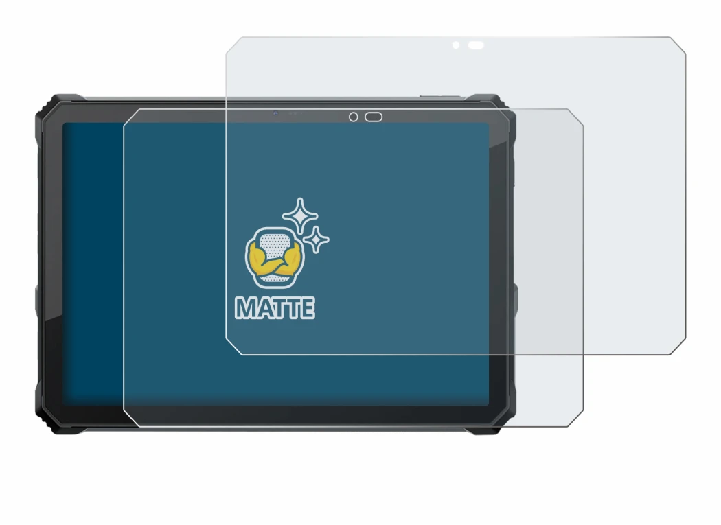 Image de l'appareil Blackview Active 12 Pro avec une grande variété de protections d'écran.